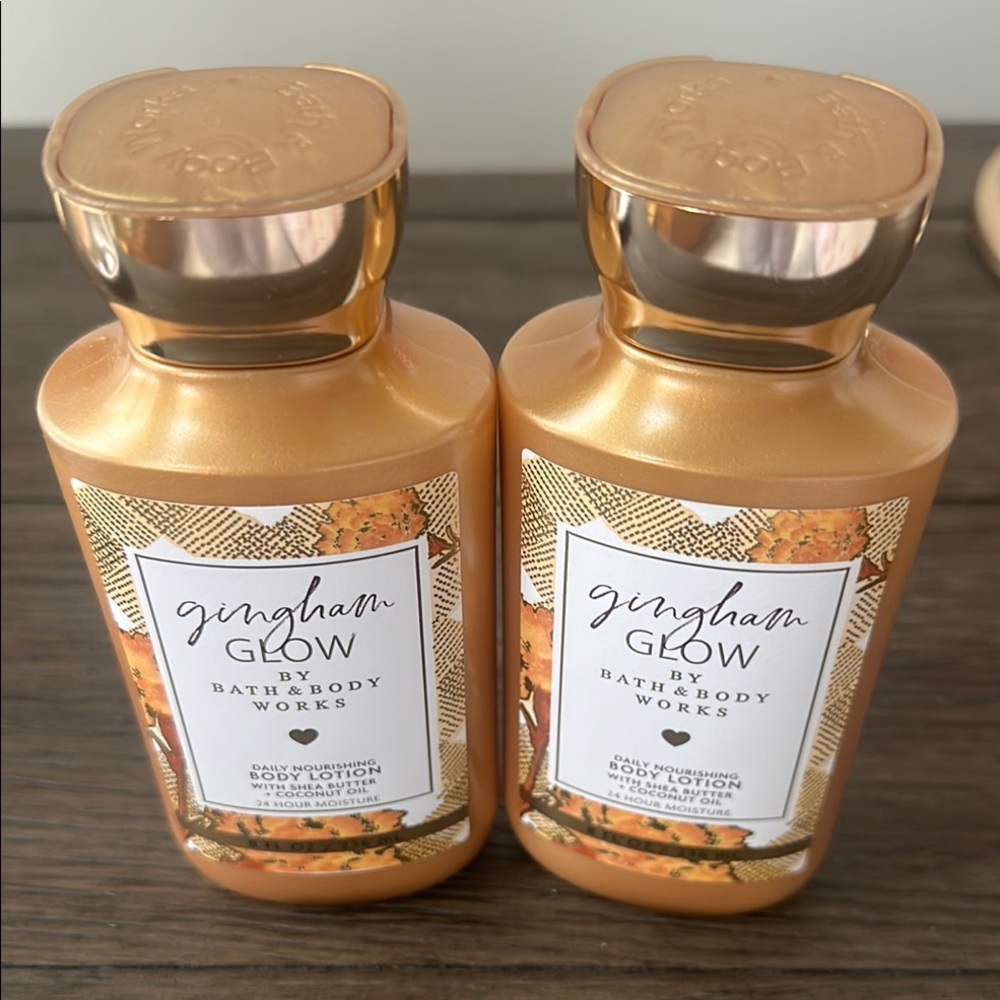 Bath & Body Works Gingham Glow Body Lotion-Cost includes the pair of 2 lotions